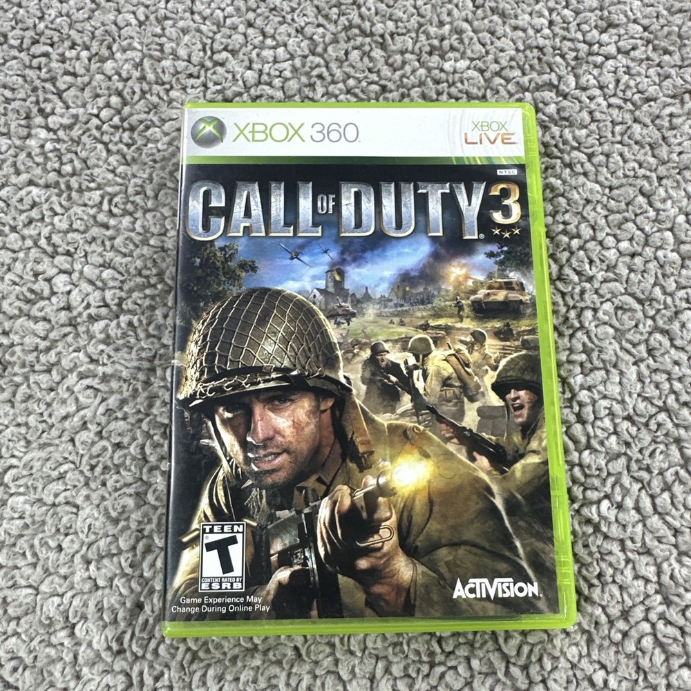 Call of Duty 3 (Microsoft Xbox 360, 2006) full CIB
